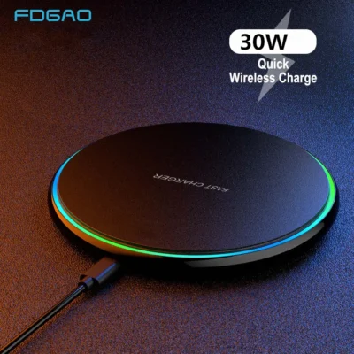 FDGAO 30W Wireless Charger USB C Fast Charging